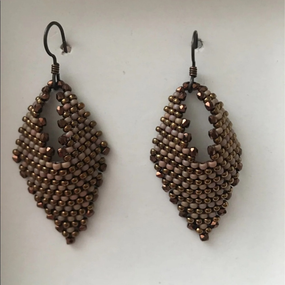 Handmade beaded earrings